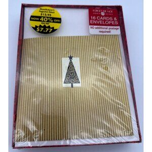 American Greetings NEW cards with envelopes Christmas tree